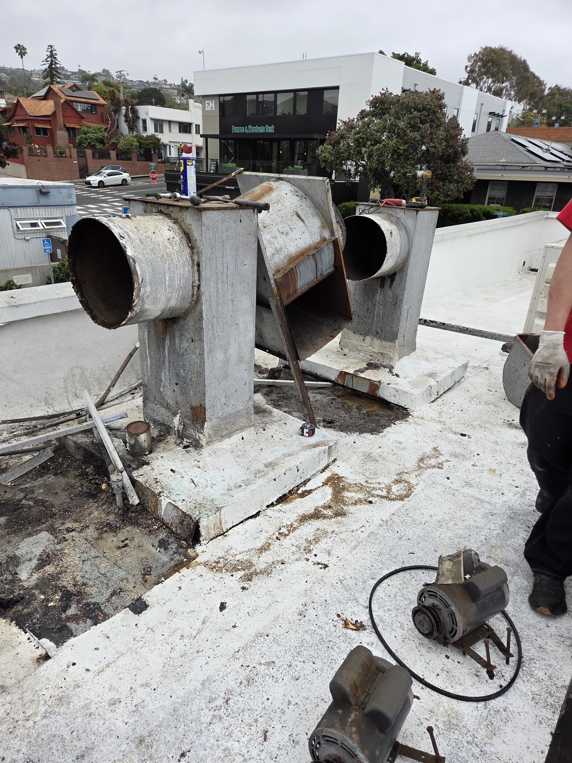 Kitchen Exhaust Fan Replacement - Before