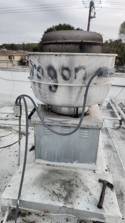 Kitchen Exhaust Fan Replacement - Before